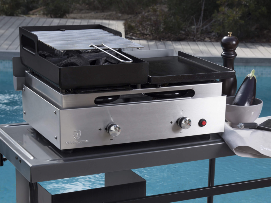 Verysmart 50/50: Mitad plancha, mitad barbacoa