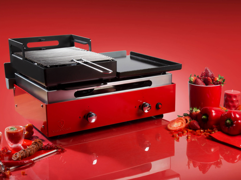 Verysmart 50/50: Mitad plancha, mitad barbacoa